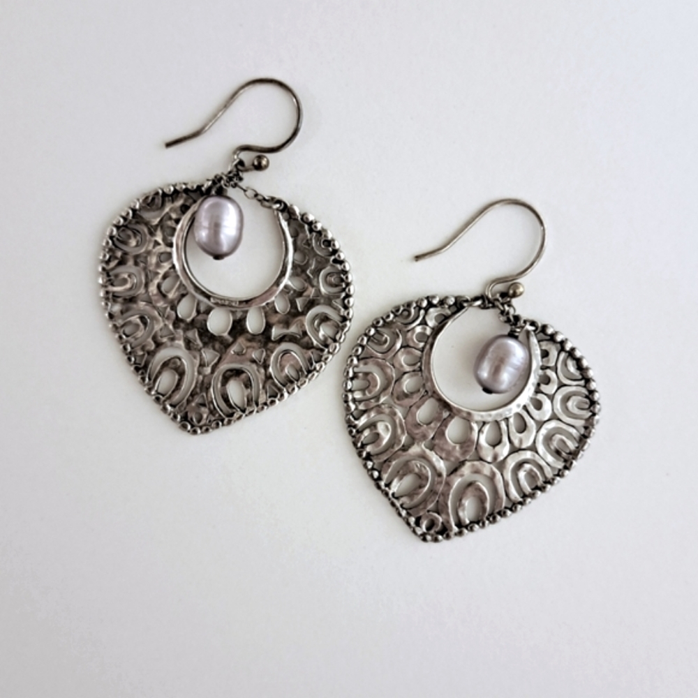 Sterling Silver Drop Earrings